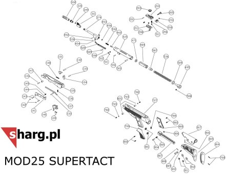 Kołek popychacza zamka Hatsan do MOD25 SuperTact (804) Kołek popychacza zamka Hatsan do MOD25 SuperTact (804)