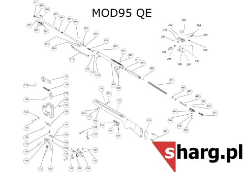 Nakręcająca środkowa osłona do MOD87 QE, MOD95 QE (394) Nakręcająca środkowa osłona do MOD87 QE, MOD95 QE (394)