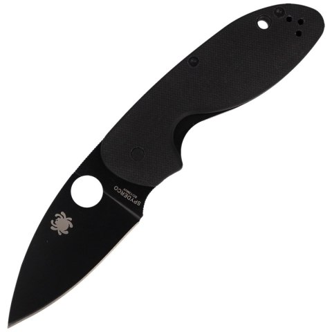 Nóż Spyderco Efficient G-10 Black / Black Blade Plain (C216GPBBK) Nóż Spyderco Efficient G-10 Black / Black Blade Plain (C216GPBBK)