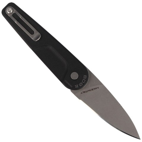 Nóż składany Extrema Ratio BDØ R Black Nylon, Stone Washed N690 (04.1000.0459/BLK/SW)