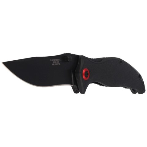Nóż składany Herbertz CJH Black Fiber Glass, Red HW, Black 420 (588712 - ART000402) Nóż składany Herbertz CJH Black Fiber Glass, Red HW, Black 420 (588712 - ART000402)
