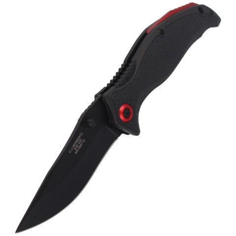 Nóż składany Herbertz CJH Black Fiber Glass, Red HW, Black 420 (588712 - ART000402) Nóż składany Herbertz CJH Black Fiber Glass, Red HW, Black 420 (588712 - ART000402)