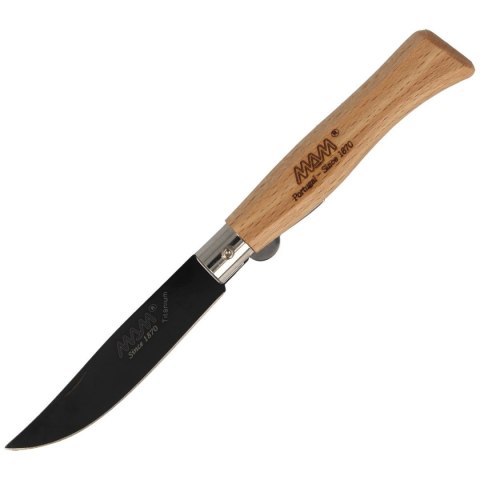 Nóż składany MAM Black Titanium, Beech Wood 83mm (2085) Nóż składany MAM Black Titanium, Beech Wood 83mm (2085)