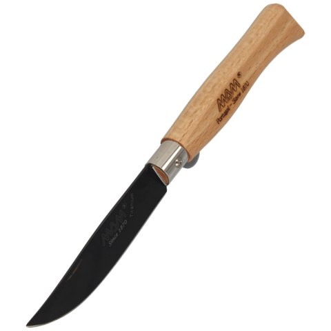 Nóż składany MAM Black Titanium, Beech Wood 83mm (2085) Nóż składany MAM Black Titanium, Beech Wood 83mm (2085)