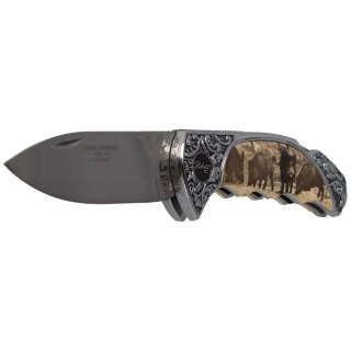 Nóż składany myśliwski motyw dzika Herbertz Solingen Plastic / Stainless, Mirror 420 (ART000401 - 588611)