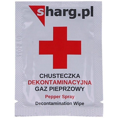 Chusteczka dekontaminacyjna neutralizująca działanie gazu pieprzowego (SHD101V2) Chusteczka dekontaminacyjna neutralizująca działanie gazu pieprzowego (SHD101V2)