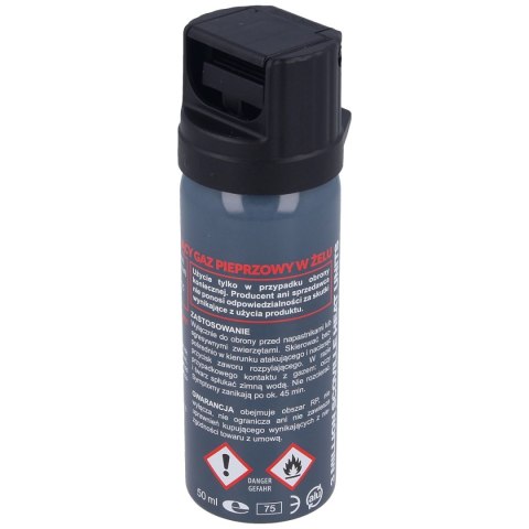 Gaz pieprzowy Sharg Graphite Gel 3mln SHU, Cone 50ml (11050-C) Gaz pieprzowy Sharg Graphite Gel 3mln SHU, Cone 50ml (11050-C)
