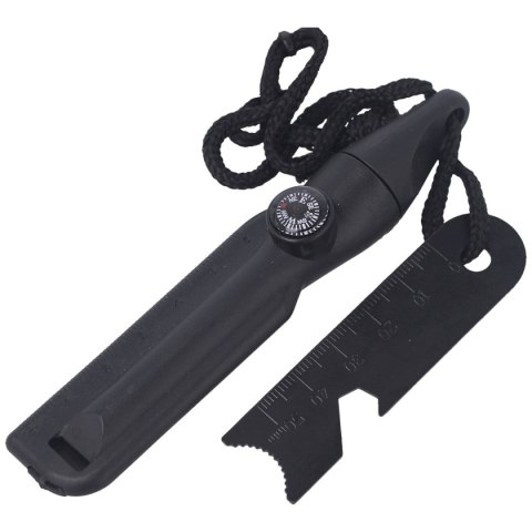 Krzesiwo Barbaric Fire Starter z kompasem, gwizdkiem Black (39135-NE) Krzesiwo Barbaric Fire Starter z kompasem, gwizdkiem Black (39135-NE)