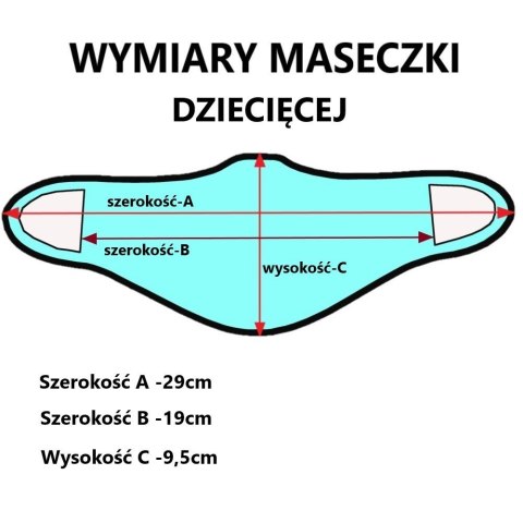 Maseczka dziecięca Stopek (MAS-DZIE-STOPEK S) Maseczka dziecięca Stopek (MAS-DZIE-STOPEK S)