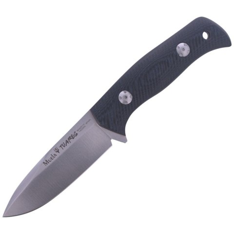 Nóż Muela Bushcraft Black-Blue Micarta, Satin 14C28N CRYO-T (TUAREG-10M) Nóż Muela Bushcraft Black-Blue Micarta, Satin 14C28N CRYO-T (TUAREG-10M)