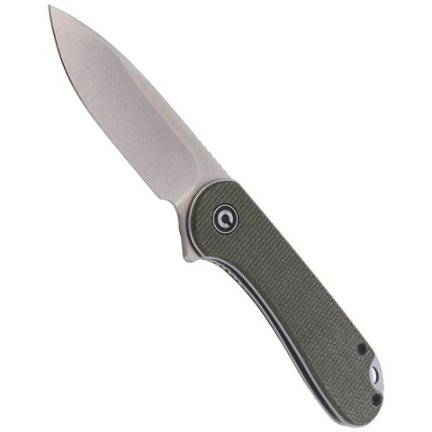 Nóż składany CIVIVI Elementum Flipper Dark Green Micarta, Satin Finish (C907T)