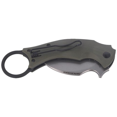 Nóż składany FOX Karambit Black Bird by Bastinelli G10 OD Green, Stone Washed (FX-591 ODSW) Nóż składany FOX Karambit Black Bird by Bastinelli G10 OD Green, Stone Washed (FX-591 ODSW)