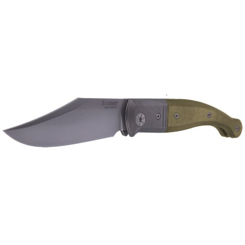 Nóż składany LionSteel Gitano Green Canvas, Satin Blade (GT01 CVG)