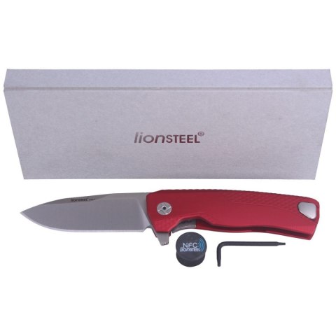 Nóż składany LionSteel ROK Red Aluminium, Satin M390 by Molletta (ROK A RS) Nóż składany LionSteel ROK Red Aluminium, Satin M390 by Molletta (ROK A RS)