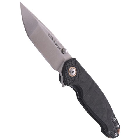 Nóż składany Viper Katla Marbled Carbon Fiber 3D, Satin M390 by Jesper Voxnæs (V5980FCM3D)