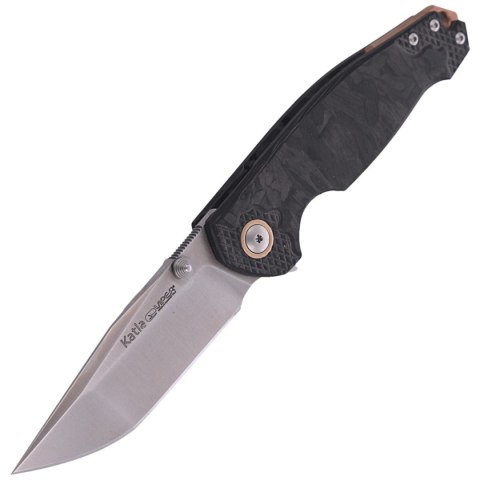 Nóż składany Viper Katla Marbled Carbon Fiber 3D, Satin M390 by Jesper Voxnæs (V5980FCM3D)