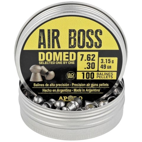 Śrut Apolo Air Boss Domed 7.62 mm, 100 szt. 3.15g/49.0gr (30201) Śrut Apolo Air Boss Domed 7.62 mm, 100 szt. 3.15g/49.0gr (30201)