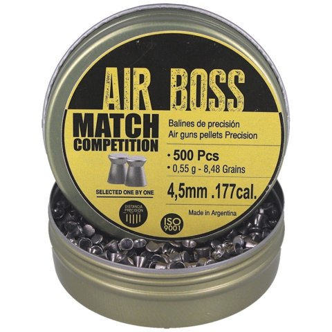 Śrut Apolo Air Boss Match Competition 4.5 mm, 500 szt. 0.55g/8.48gr (30300) Śrut Apolo Air Boss Match Competition 4.5 mm, 500 szt. 0.55g/8.48gr (30300)