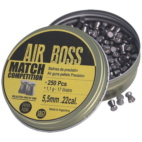 Śrut Apolo Air Boss Match Competition 5.5 mm, 250 szt. 1.10g/17.0gr (30302) Śrut Apolo Air Boss Match Competition 5.5 mm, 250 szt. 1.10g/17.0gr (30302)