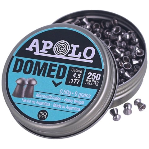 Śrut Apolo Domed 4.5 mm, 250 szt. 0.60g/9.0gr (19914) Śrut Apolo Domed 4.5 mm, 250 szt. 0.60g/9.0gr (19914)