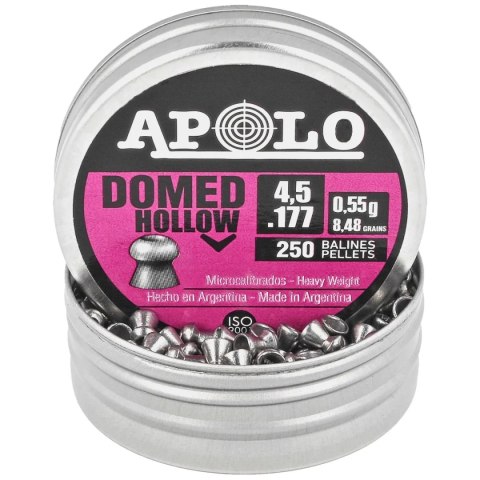 Śrut Apolo Domed Hollow 4.5 mm, 250 szt. 0.55g/8.48gr (19202) Śrut Apolo Domed Hollow 4.5 mm, 250 szt. 0.55g/8.48gr (19202)