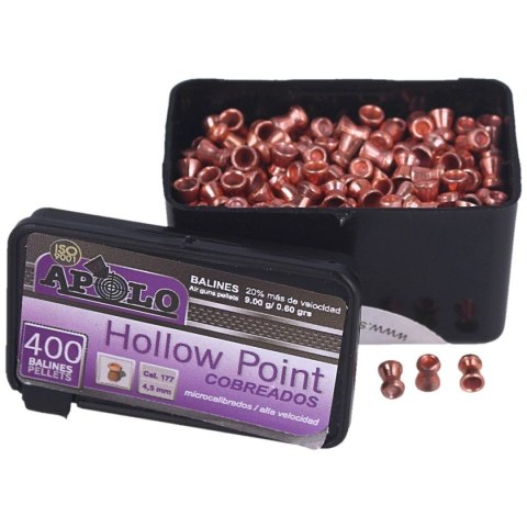 Śrut Apolo Hollow Point Copper 4.5 mm, 400 szt. 0.60g/9.0gr (19990) Śrut Apolo Hollow Point Copper 4.5 mm, 400 szt. 0.60g/9.0gr (19990)