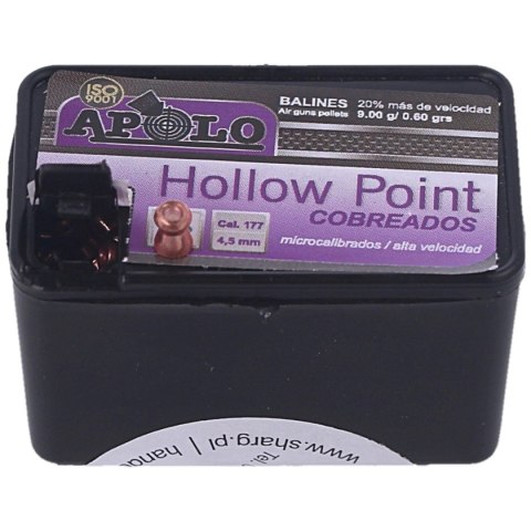 Śrut Apolo Hollow Point Copper 4.5 mm, 400 szt. 0.60g/9.0gr (19990) Śrut Apolo Hollow Point Copper 4.5 mm, 400 szt. 0.60g/9.0gr (19990)