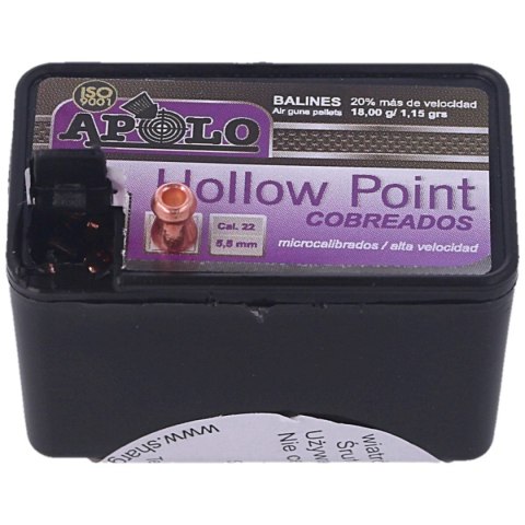 Śrut Apolo Hollow Point Copper 5.5 mm, 200 szt. 1.15g/18.0gr (19991) Śrut Apolo Hollow Point Copper 5.5 mm, 200 szt. 1.15g/18.0gr (19991)