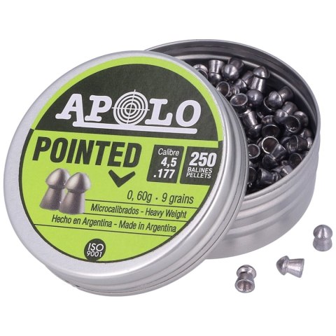 Śrut Apolo Pointed 4.5 mm, 250 szt. 0.60g/9.0gr (19102) Śrut Apolo Pointed 4.5 mm, 250 szt. 0.60g/9.0gr (19102)