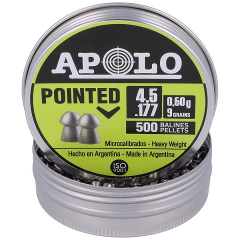 Śrut Apolo Pointed 4.52 mm, 500 szt. 0.60g/9.0gr (19101-2)