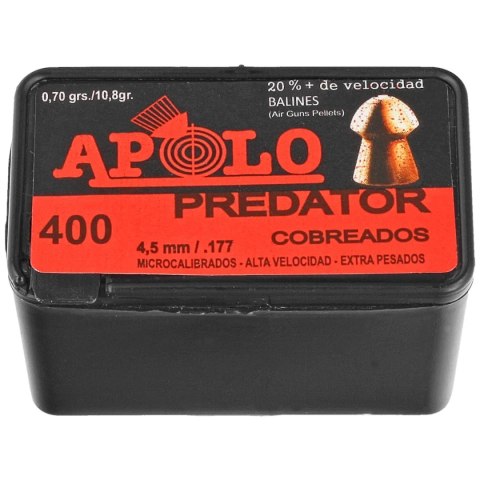 Śrut Apolo Predator Copper 4.5 mm, 400 szt. 0.62g/10.0gr (19950) Śrut Apolo Predator Copper 4.5 mm, 400 szt. 0.62g/10.0gr (19950)