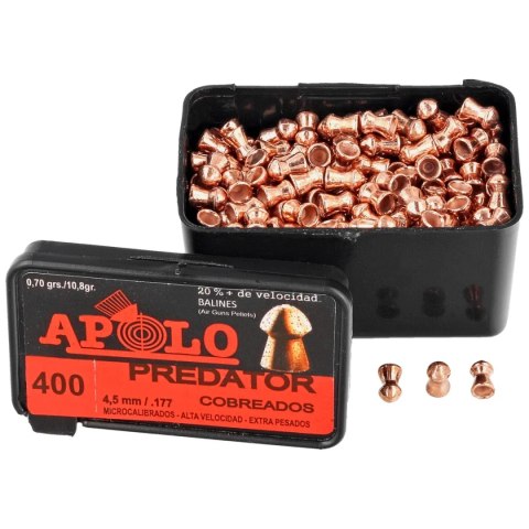 Śrut Apolo Predator Copper 4.5 mm, 400 szt. 0.62g/10.0gr (19950) Śrut Apolo Predator Copper 4.5 mm, 400 szt. 0.62g/10.0gr (19950)