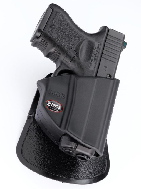 Kabura z blokadą Fobus Glock 26, 27, 33 Prawa (26DB) Kabura z blokadą Fobus Glock 26, 27, 33 Prawa (26DB)