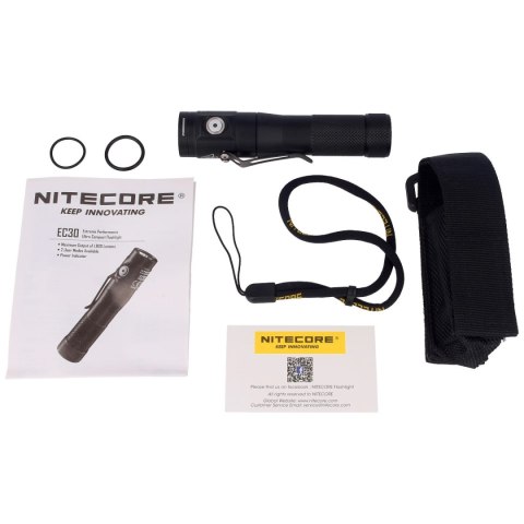 Latarka NiteCore 1800lm, 1x18650 / 3500mAh (EC30) Latarka NiteCore 1800lm, 1x18650 / 3500mAh (EC30)