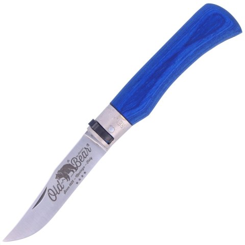 Nóż Antonini Old Bear Laminated Blue Wood, Satin Stainless (9307/21_MBK) Nóż Antonini Old Bear Laminated Blue Wood, Satin Stainless (9307/21_MBK)