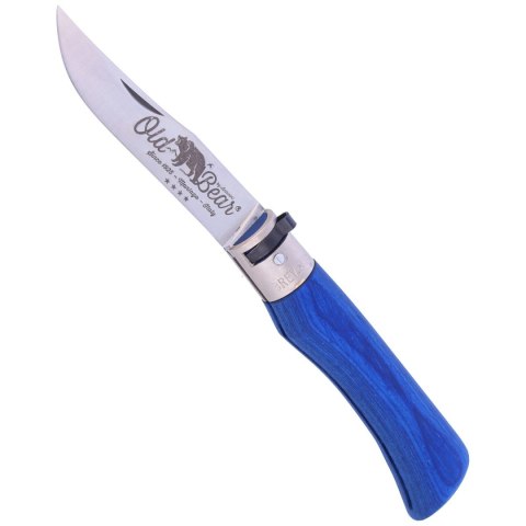 Nóż Antonini Old Bear Laminated Blue Wood, Satin Stainless (9307/21_MBK) Nóż Antonini Old Bear Laminated Blue Wood, Satin Stainless (9307/21_MBK)