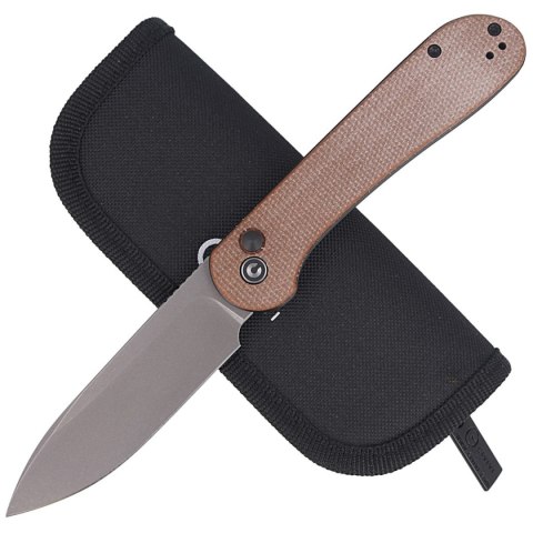 Nóż składany CIVIVI Button Lock Elementum Brown Micarta, Gray Stonewashed (C2103D) Nóż składany CIVIVI Button Lock Elementum Brown Micarta, Gray Stonewashed (C2103D)