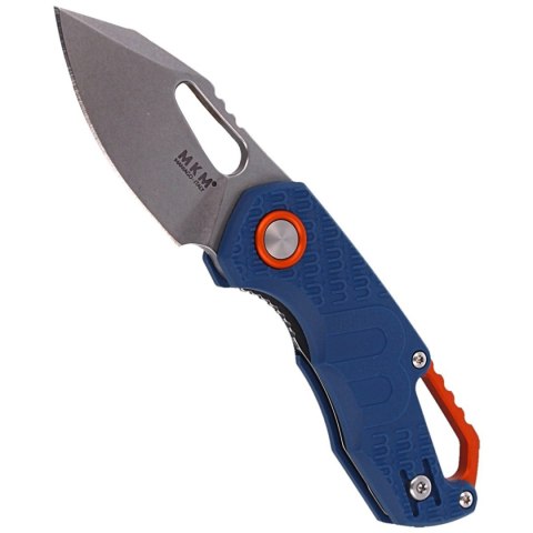 Nóż składany MKM Isonzo Clip Point Blue FRN, Stonewashed N690 by Jesper Voxnæs (MK FX03-3PBL)