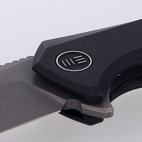 Nóż składany WE Knife Mote Black Titanium, Gray Stonewashed CPM S35VN by Ostap Hel (2005C)