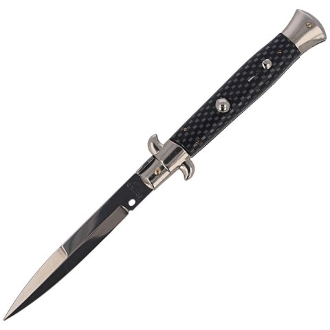 Nóż sprężynowy Frank Beltrame Switch Bayonet Carbon Fiber 23cm (FB 23/37CFB) Nóż sprężynowy Frank Beltrame Switch Bayonet Carbon Fiber 23cm (FB 23/37CFB)