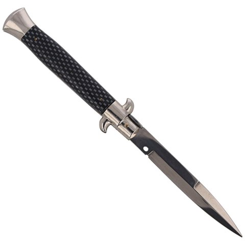 Nóż sprężynowy Frank Beltrame Switch Bayonet Carbon Fiber 23cm (FB 23/37CFB) Nóż sprężynowy Frank Beltrame Switch Bayonet Carbon Fiber 23cm (FB 23/37CFB)