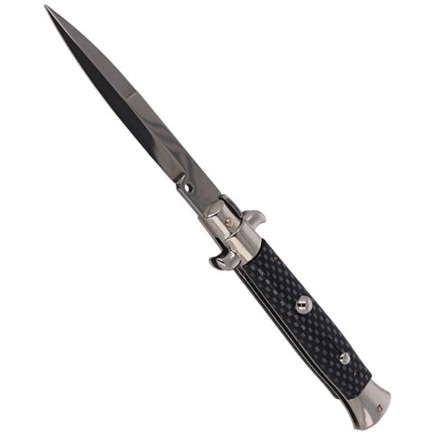 Nóż sprężynowy Frank Beltrame Switch Bayonet Carbon Fiber 23cm (FB 23/37CFB) Nóż sprężynowy Frank Beltrame Switch Bayonet Carbon Fiber 23cm (FB 23/37CFB)