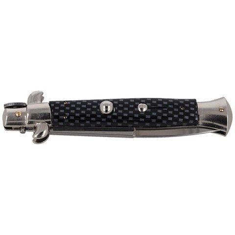 Nóż sprężynowy Frank Beltrame Switch Bayonet Carbon Fiber 23cm (FB 23/37CFB) Nóż sprężynowy Frank Beltrame Switch Bayonet Carbon Fiber 23cm (FB 23/37CFB)