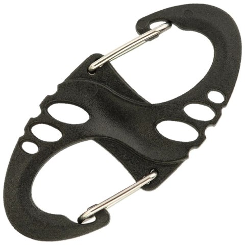 Karabińcz dwustronny M-Tac S-Hook 50mm Black (SHKCRBNR-BK)