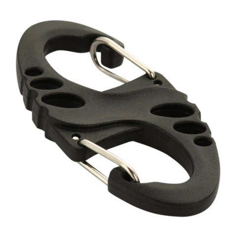 Karabińcz dwustronny M-Tac S-Hook 50mm Black (SHKCRBNR-BK)