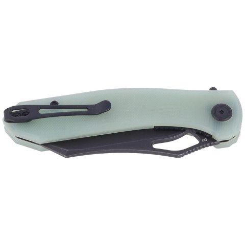 Nóż Kubey Knife Drake, Jade G10, Dark Stonewashed D2 by Maksim Tkaczuk (KU310D)