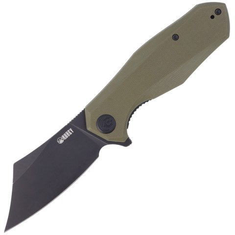 Nóż Kubey Knife Echo, Green G10, Black Stonewashed D2 (KU329B) Nóż Kubey Knife Echo, Green G10, Black Stonewashed D2 (KU329B)