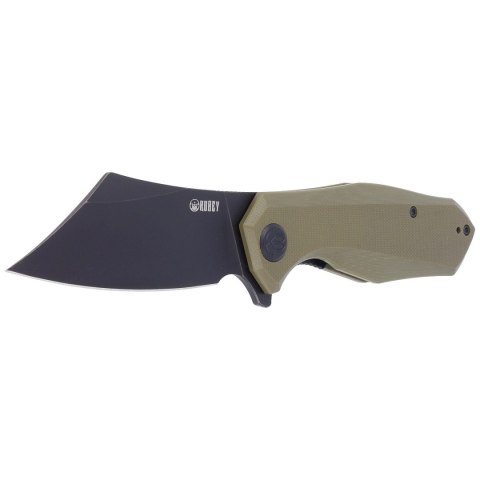Nóż Kubey Knife Echo, Green G10, Black Stonewashed D2 (KU329B) Nóż Kubey Knife Echo, Green G10, Black Stonewashed D2 (KU329B)