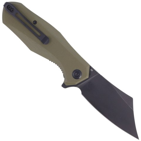 Nóż Kubey Knife Echo, Green G10, Black Stonewashed D2 (KU329B) Nóż Kubey Knife Echo, Green G10, Black Stonewashed D2 (KU329B)