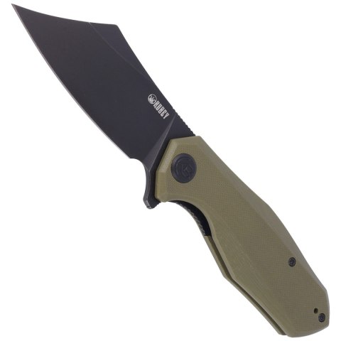 Nóż Kubey Knife Echo, Green G10, Black Stonewashed D2 (KU329B) Nóż Kubey Knife Echo, Green G10, Black Stonewashed D2 (KU329B)